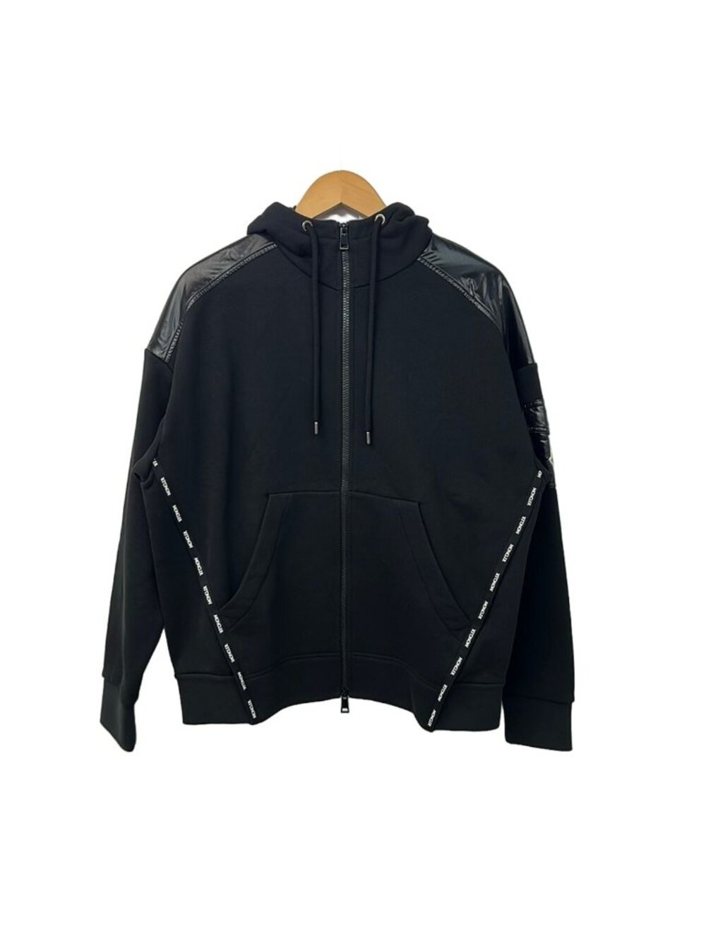Moncler Hoodie Zip UP Cardigan Black S